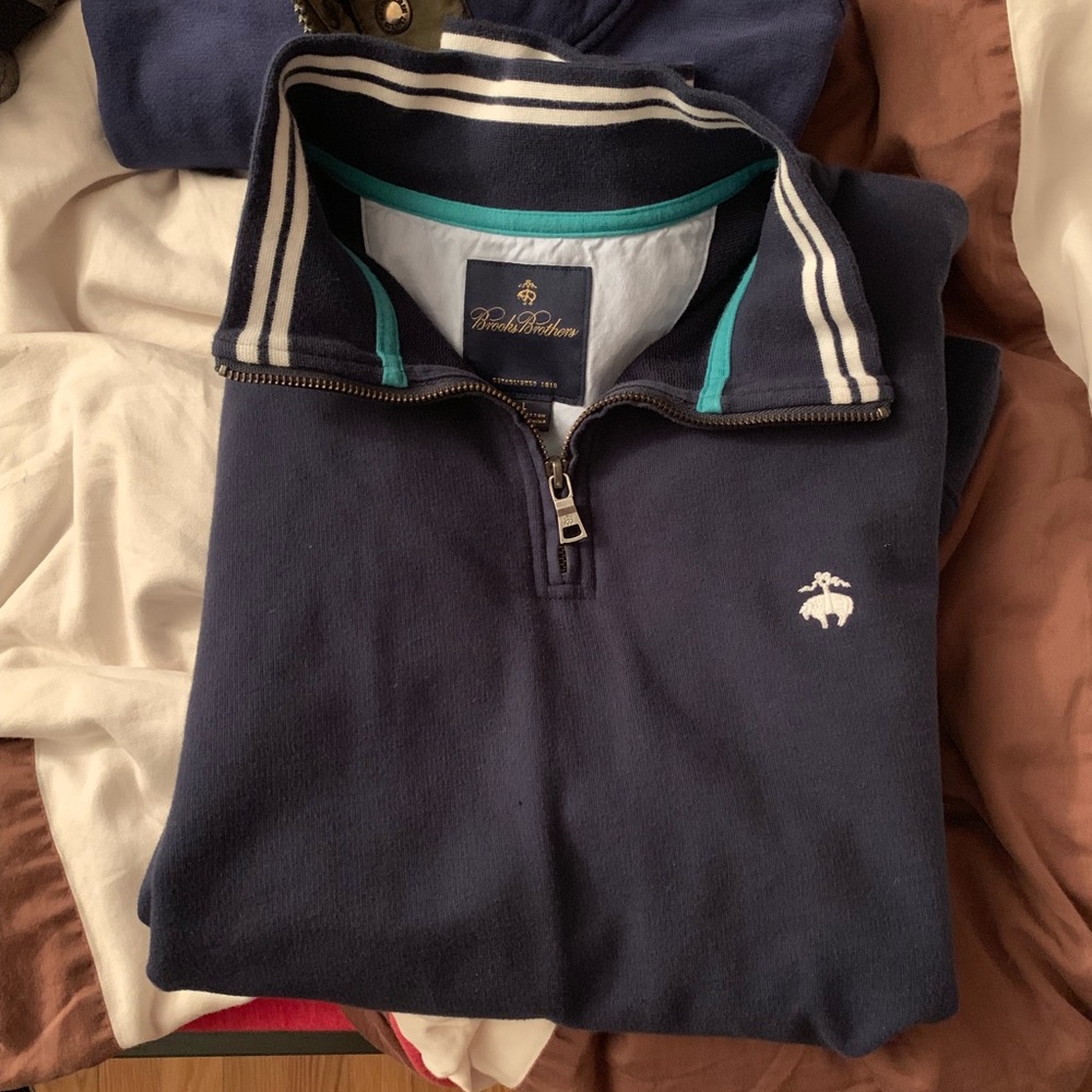 Brooks Brothers quarter zip